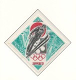 Monaco 1972 Mi 1037 MNH - Jocurile Olimpice de iarna, Sapporo