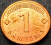 Moneda 1 SANTIMS - LETONIA, anul 2008 * cod 1181 B, Europa