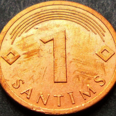 Moneda 1 SANTIMS - LETONIA, anul 2008 * cod 1181 B