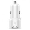 Incarcator Auto USB Totu Design DCCPD-07, 1 X USB - 1 X USB Tip-C, Quick Charge, 42.5W, Alb