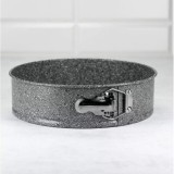 Forma Tort Marmorata Gri 28cm Klausberg KB-7420 - Antiaderenta Granit, Coacere Uniforma, Usor de Curatat