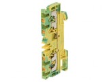 Conector Șine 2,5mm2 4 Borne Galben-Verde