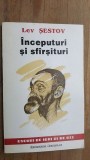 Inceputuri si sfarsituri- Lev Sestov