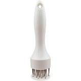 Ustensila din inox 304 pentru fragezit carnea eMazing - 21 de tije ascutite, lungimea 20 cm, alb