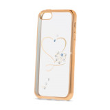 Husa APPLE iPhone 6\6S - Beeyo Heart (Auriu), iPhone 6/6S, Plastic, Carcasa