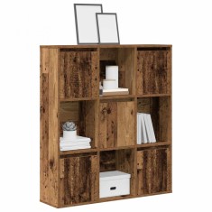 Bibliotecă, lemn vechi, 89x24x101,5 cm, lemn prelucrat foto