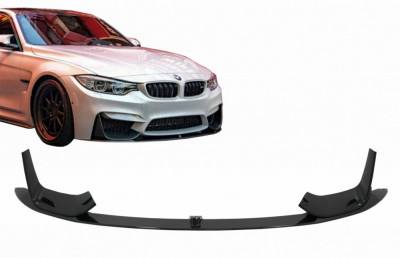 Prelungire Bara Fata compatibil cu BMW F80 M3 Sedan F82 M4 Coupe F83 M4 Cabrio (2014-2019) Negru Lucios FBSBMF80MPB foto