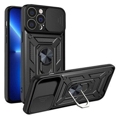 Husa iPhone 13 Pro Max protectie camera Techsuit CamShield Series, negru foto