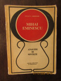 Mihai Eminescu. Analize Si Sinteze - Fanica N. Gheorghe