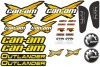 STICKERE CAN-AM OUTLANDER GALBEN (SET)