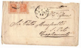 Italy 1879 Postal History Rare Cover Bergamo to San Vito D.140