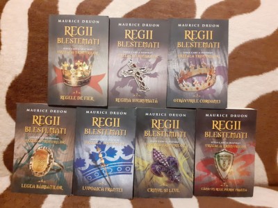 REGII BLESTEMATI-MAURICE DRUON (7 VOL) foto