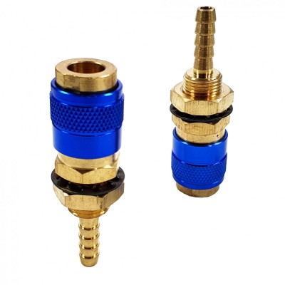 ProWELD Conector furtun apa / aer (mama, albastru) MIG-500P ProAdvanced PowerfulTools foto