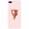 Husa silicon pentru Apple Iphone 7 Plus, Flower Pizza