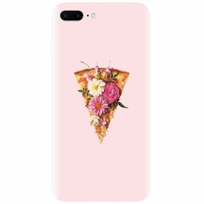 Husa silicon pentru Apple Iphone 8 Plus, Flower Pizza foto
