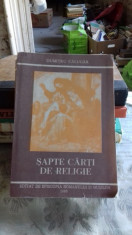 SAPTE CARTI DE RELIGIE - DUMITRU CALUGAR foto