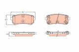 TRW GDB3641 set placute frana,frana disc