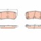 TRW GDB3641 set placute frana,frana disc