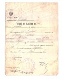 Carte de alegator Bihor 1926, Romania 1900 - 1950, Documente