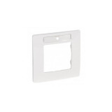 Placa Nilo&eacute; - 1-module - cu label-holder - alb, Legrand