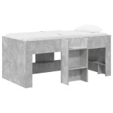 vidaXL Cadru de Pat &Icirc;nalț pentru Copii 2 pcs Beton Lemn prelucrat 3422574