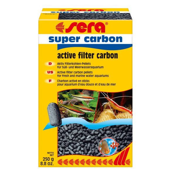 Sera Super Carbon 250g (granule filtrante de carbon activ)