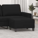 vidaXL Taburet, negru, 70x55x41 cm, microfibră