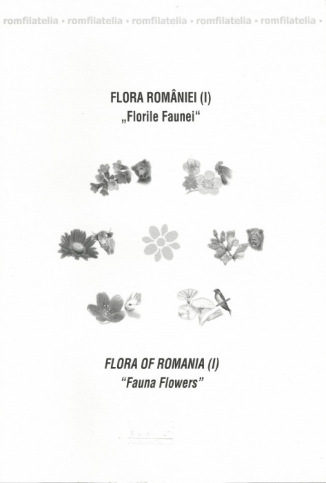 Romania, LP 1926a/2012, Flora Romaniei - &quot;Florile faunei&quot; I, carton filatelic