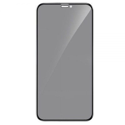 Folie Protectie Sticla Privacy iPhone 12 Pro Max + [cablu de date CADOU] foto