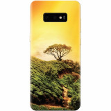 Husa silicon pentru Samsung Galaxy S10 Lite, Hill Top Tree Golden Light