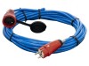 Prelungitor alimentare 10m albastru 16A 3x1,5mm2