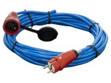 Prelungitor alimentare 10m albastru 16A 3x1,5mm2