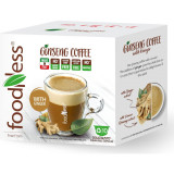 Capsule Foodness mix cu aroma de cafea si ghimbir, ginseng, compatibile Dolce Gusto, 10 capsule, 120g