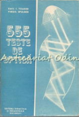 555 Teste De Optica - Emil I. Toader, Virgil Spulber foto