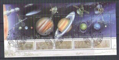 Korea 1992 Space, sheet, used G.047 foto