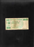 Zimbabwe 500000 500 000 dolari dollars 2007 seria4301342