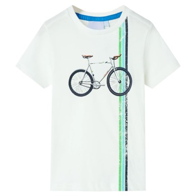 Tricou pentru copii cu m&amp;acirc;neci scurte, ecru, 92 12144 foto
