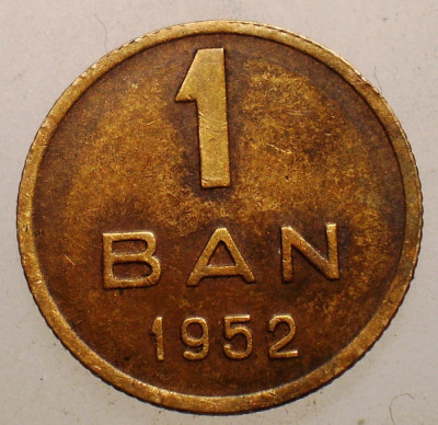1.764 ROMANIA RPR 1 BAN 1952 foto