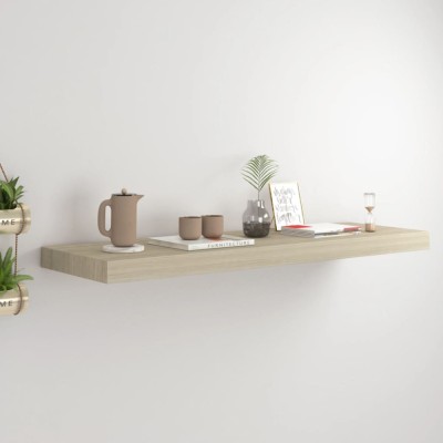 vidaXL Raft de perete suspendat, stejar, 80x23,5x3,8 cm, MDF 323877 foto