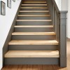 Trepte scari 2 buc Stejar masiv netratat 100x25x2 cm