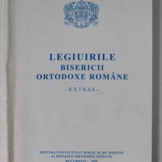 LEGIUIRILE BISERICII ORTODOXE ROMANE - EXTRAS , 2003