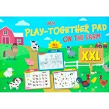 My Play Together Pad XXL - On the Farm Carte de Colorat si Puzzle, Editia Engleza