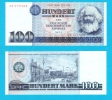 Germania RDG (pick 31) 100 Mark 1975 UNC serie: BB 3777498; Karl Marx