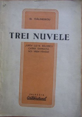 G. Calinescu - Trei Nuvele foto