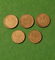 Monede Romania, 3 bucati 500 lei 1945 si 2 bucati 10.000 lei 1947. foto