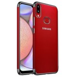 Husa SAMSUNG Galaxy A10s - Plating Soft (Negru)