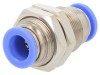 Conector Racord Push-In Simplu PNEUMAT BLUELINE M20x1 pentru Aer Comprimat, 10mm Cablu, PBT/Alama