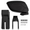 vidaXL Cotieră auto, negru, 12x29x(32-46) cm ABS 154646