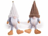 Cumpara ieftin Set 2 figurine Mos Craciun textil multicolor cm 8x6x23 H