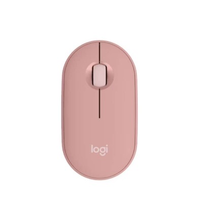 Mouse Bluetooth Logitech Pebble 2 M350S Roz, Multi-Device foto